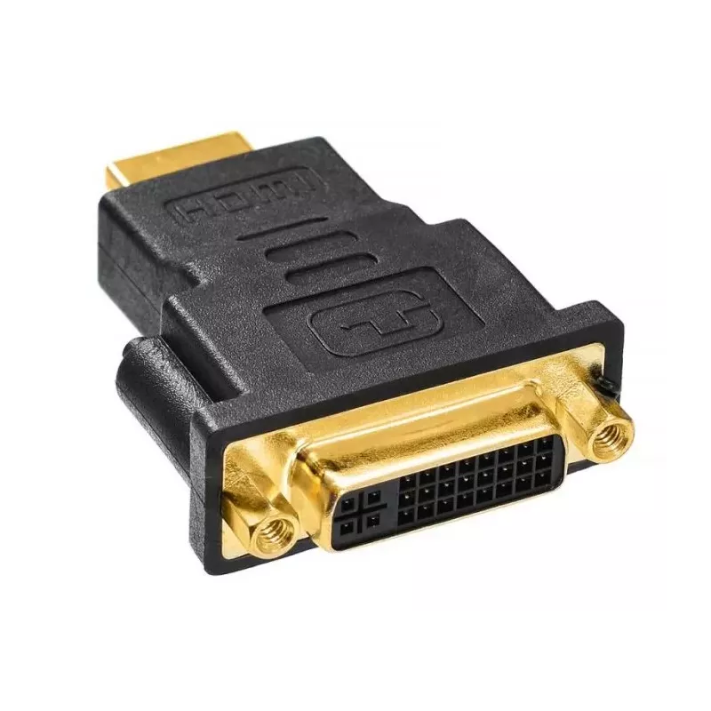 Купить переходник Buro HDMI-19M-DVI-I(F)-ADPT в Москве, смотреть цены  в интернет-магазине goldbyte.ru