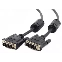 Купить кабель интерфейсный DVI-DVI Cablexpert CC-DVI2-BK-15 в Москве, смотреть цены  в интернет-магазине goldbyte.ru