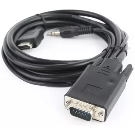 Купить переходник Cablexpert A-HDMI-VGA-03-5M в Москве, смотреть цены  в интернет-магазине goldbyte.ru