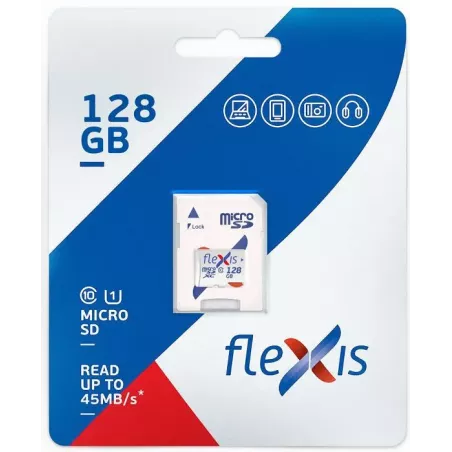 Купить карта памяти 128GB Flexis FMSD128GU1A в Москве, смотреть цены  в интернет-магазине goldbyte.ru
