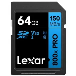 Купить карта памяти SDXC 64GB Lexar LSD0800P064G-BNNNG в Москве, смотреть цены  в интернет-магазине goldbyte.ru