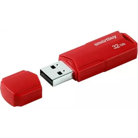 Купить накопитель USB 2.0 32GB SmartBuy SB32GBCLU-R в Москве, смотреть цены  в интернет-магазине goldbyte.ru