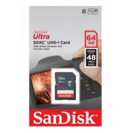 Купить карта памяти SDXC 64GB SanDisk SDSDUNR-064G-GN3IN в Москве, смотреть цены  в интернет-магазине goldbyte.ru