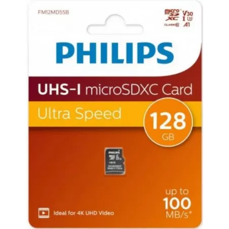 Купить карта памяти MicroSDXC 128GB Philips FM12MD55B/97 в Москве, смотреть цены  в интернет-магазине goldbyte.ru