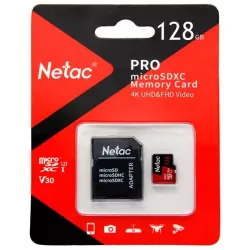 Купить карта памяти MicroSDXC 128GB Netac NT02P500PRO-128G-R в Москве, смотреть цены  в интернет-магазине goldbyte.ru