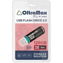 Купить накопитель USB 2.0 128GB OltraMax OM-128GB-230-Black в Москве, смотреть цены  в интернет-магазине goldbyte.ru