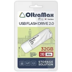 Купить накопитель USB 2.0 16GB OltraMax OM-16GB-310-White в Москве, смотреть цены  в интернет-магазине goldbyte.ru