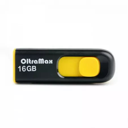 Купить накопитель USB 2.0 16GB OltraMax OM-16GB-250-Yellow в Москве, смотреть цены  в интернет-магазине goldbyte.ru