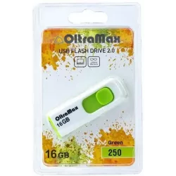 Купить накопитель USB 2.0 16GB OltraMax OM-16GB-250-Green в Москве, смотреть цены  в интернет-магазине goldbyte.ru