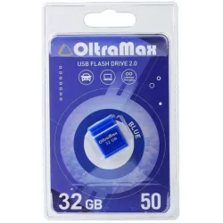 Купить накопитель USB 2.0 32GB OltraMax OM-32GB-50-Blue в Москве, смотреть цены  в интернет-магазине goldbyte.ru
