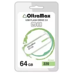 Купить накопитель USB 2.0 64GB OltraMax OM-64GB-220-Green в Москве, смотреть цены  в интернет-магазине goldbyte.ru