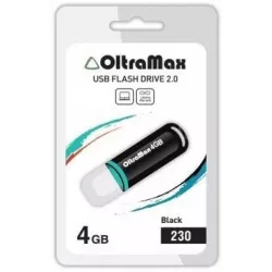 Купить накопитель USB 2.0 4GB OltraMax OM-4GB-230-Black в Москве, смотреть цены  в интернет-магазине goldbyte.ru