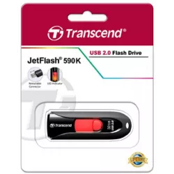 Купить накопитель USB 2.0 64GB Transcend JetFlash 590 в Москве, смотреть цены TS64GJF590K в интернет-магазине goldbyte.ru