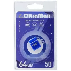 Купить накопитель USB 2.0 64GB OltraMax OM-64GB-50-Blue в Москве, смотреть цены  в интернет-магазине goldbyte.ru