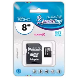 Купить карта памяти MicroSDHC 8GB SmartBuy SB8GBSDCL4-01 в Москве, смотреть цены  в интернет-магазине goldbyte.ru