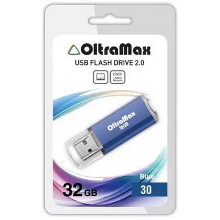 Купить накопитель USB 2.0 32GB OltraMax OM032GB30-Bl в Москве, смотреть цены  в интернет-магазине goldbyte.ru
