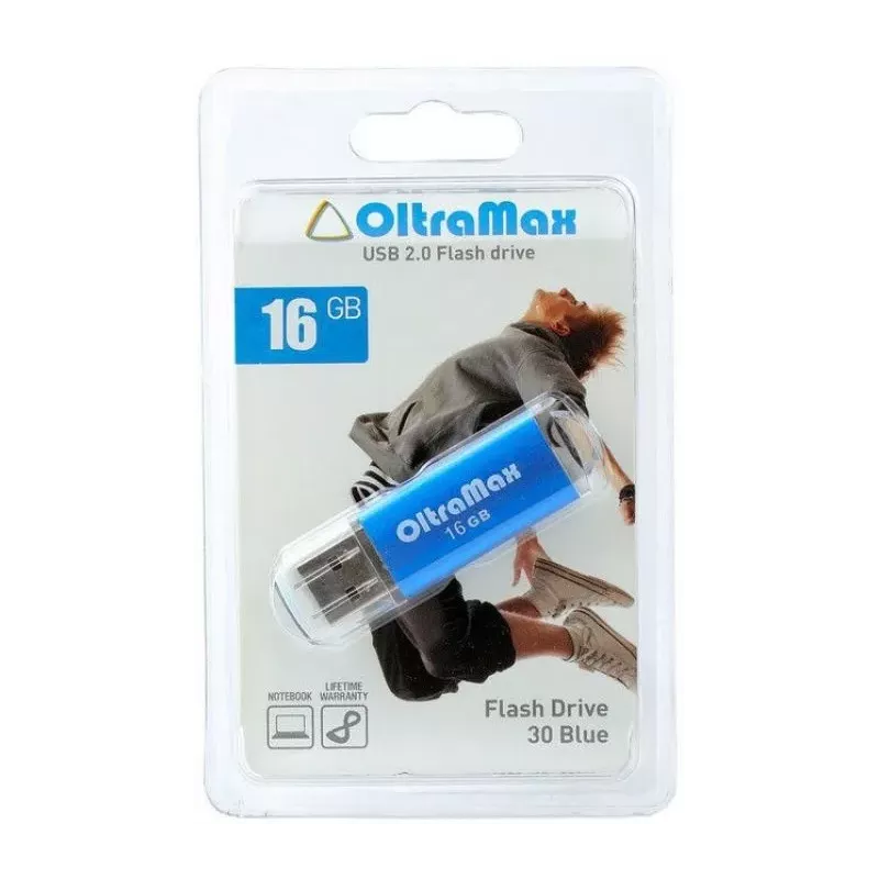 Купить накопитель USB 2.0 16GB OltraMax OM016GB30-Bl в Москве, смотреть цены  в интернет-магазине goldbyte.ru