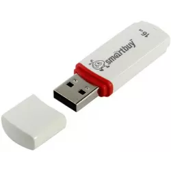 Купить накопитель USB 2.0 16GB SmartBuy SB16GBCRW-W в Москве, смотреть цены  в интернет-магазине goldbyte.ru