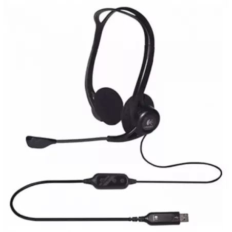 Купить гарнитура проводная Logitech Stereo Headset 960 USB в Москве, смотреть цены 981-000100 в интернет-магазине goldbyte.ru