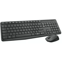 Купить клавиатура и мышь Wireless Logitech Combo MK235 в Москве, смотреть цены 920-007948 в интернет-магазине goldbyte.ru