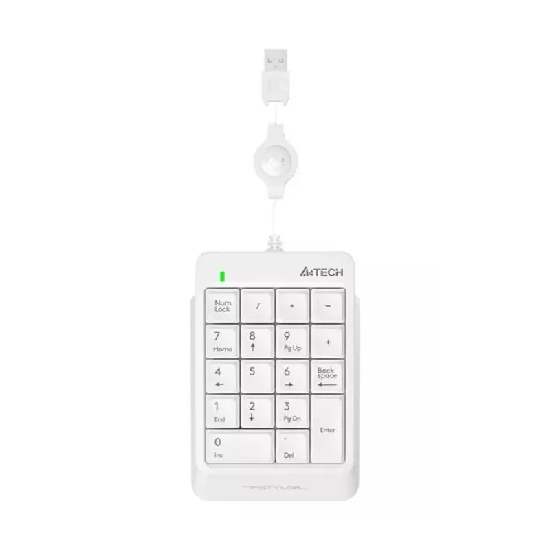 Купить цифровой блок клавиатуры A4Tech Fstyler FK13 в Москве, смотреть цены FK13 USB ( WHITE ) в интернет-магазине goldbyte.ru