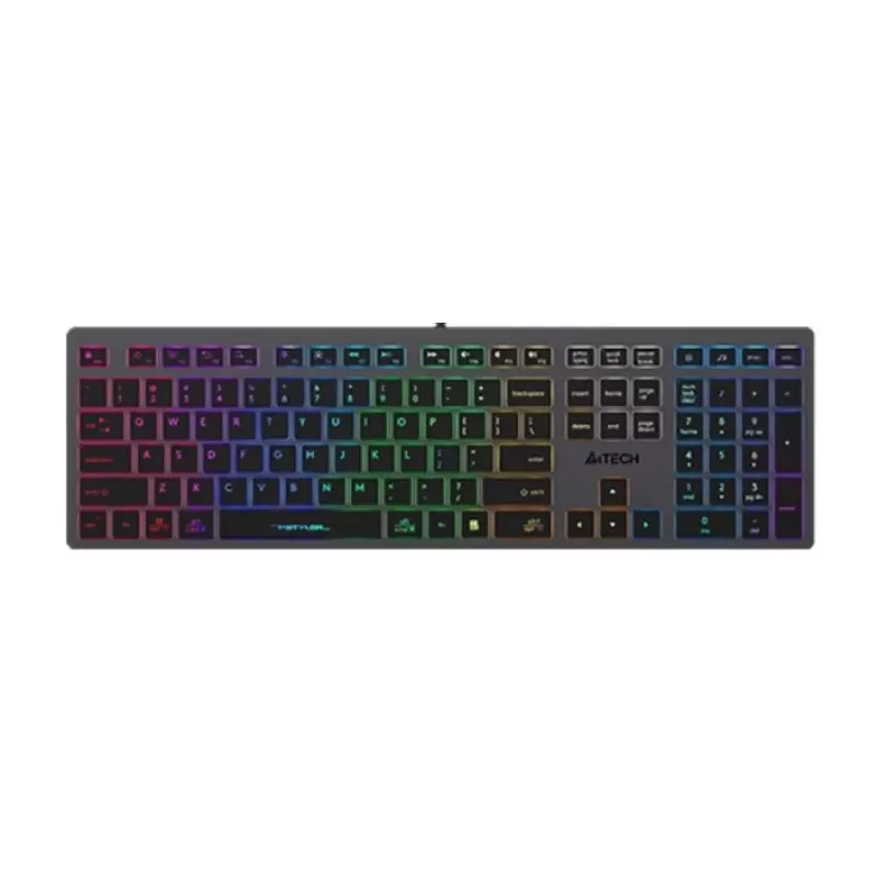 Купить клавиатура A4Tech Fstyler FX60H в Москве, смотреть цены FX60H GREY/NEON в интернет-магазине goldbyte.ru