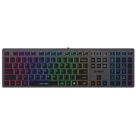 Купить клавиатура A4Tech Fstyler FX60H в Москве, смотреть цены FX60H GREY/NEON в интернет-магазине goldbyte.ru