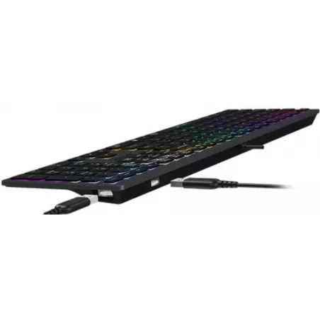 Купить клавиатура A4Tech Fstyler FX60H в Москве, смотреть цены FX60H GREY/NEON в интернет-магазине goldbyte.ru