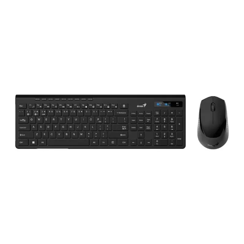 Купить клавиатура и мышь Wireless Genius Smart KM-8230 BLACK в Москве, смотреть цены 31340015408 в интернет-магазине goldbyte.ru