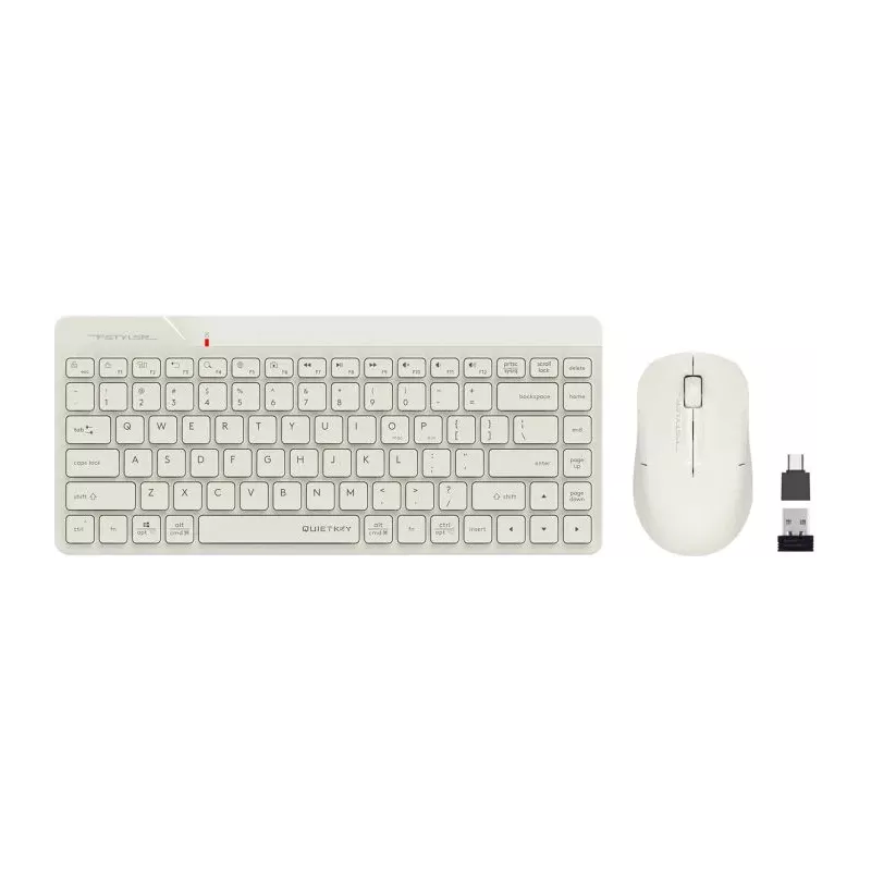 Купить клавиатура и мышь Wireless A4Tech Fstyler FG2200 Air2 в Москве, смотреть цены FG2200 AIR2 BEIGE в интернет-магазине goldb
