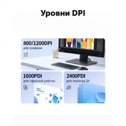 Купить мышь Wireless UGreen MU105 в Москве, смотреть цены 90669 в интернет-магазине goldbyte.ru