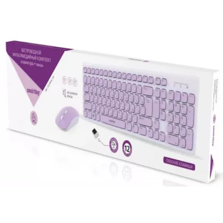Купить клавиатура и мышь Wireless SmartBuy SBC-250288AG-WV в Москве, смотреть цены  в интернет-магазине goldbyte.ru