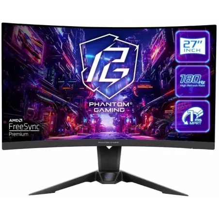 Купить монитор 27'' ASRock Phantom Gaming в Москве, смотреть цены PG27QRT2A в интернет-магазине goldbyte.ru