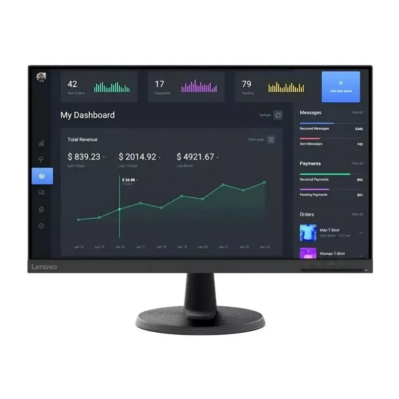 Купить монитор 23,8'' Lenovo ThinkVision C24-40 в Москве, смотреть цены 63DCKAT6UK в интернет-магазине goldbyte.ru