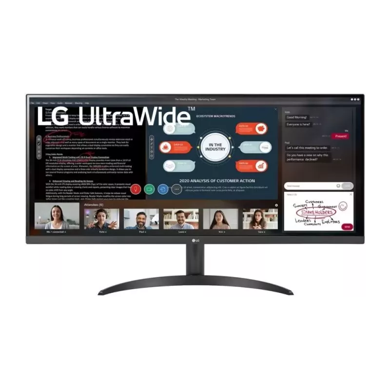 Купить монитор 34'' LG 34WP500-B в Москве, смотреть цены  в интернет-магазине goldbyte.ru